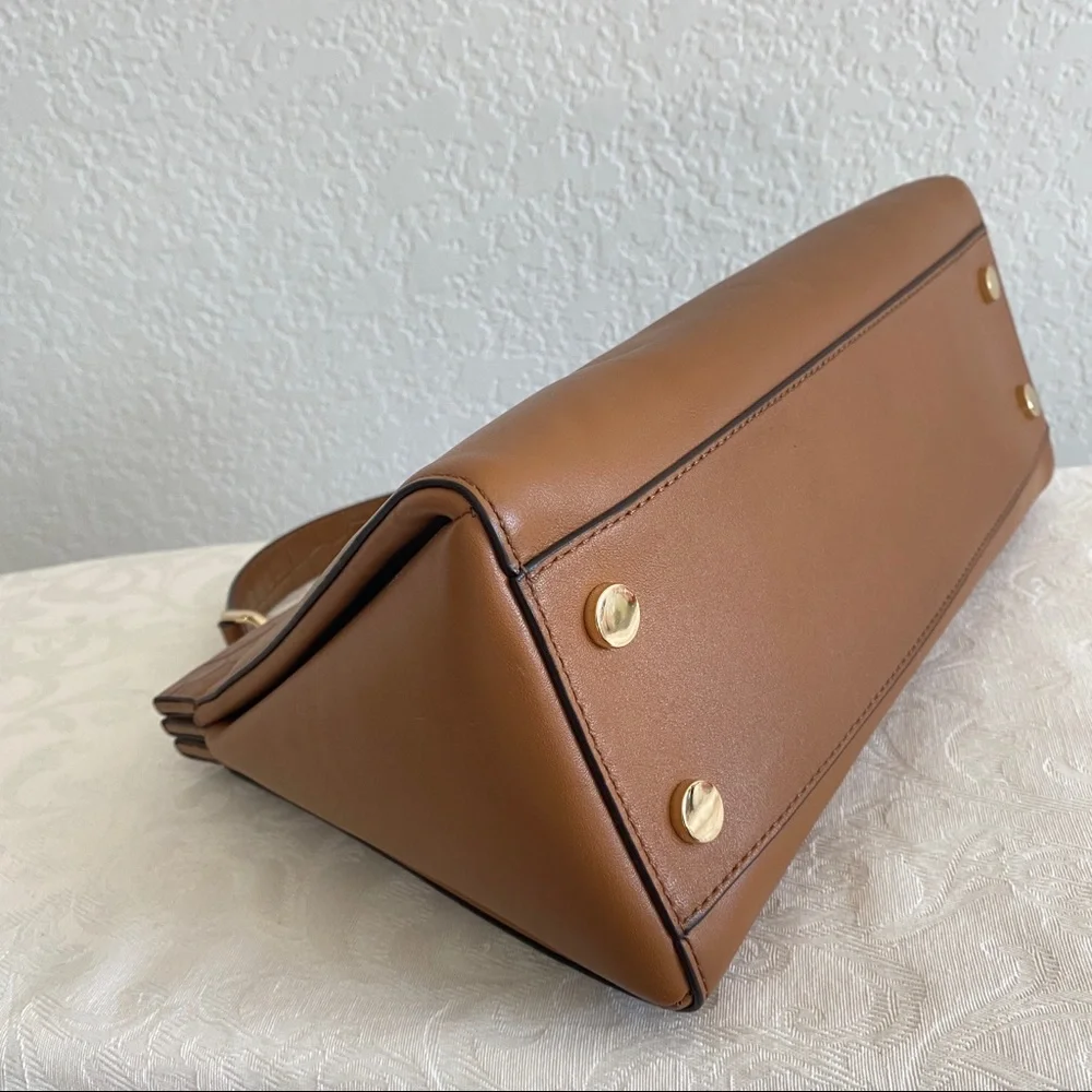 Michael Kors Gramercy Leather Frame 2 way bag